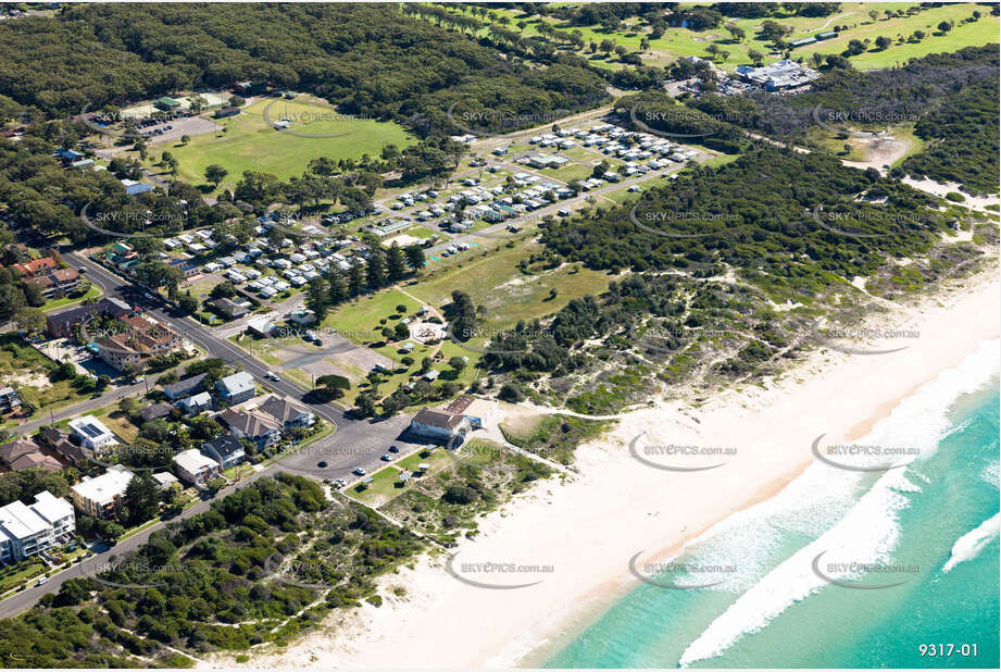 Hawks Nest Beach Holiday Park NSW Aerial Photography