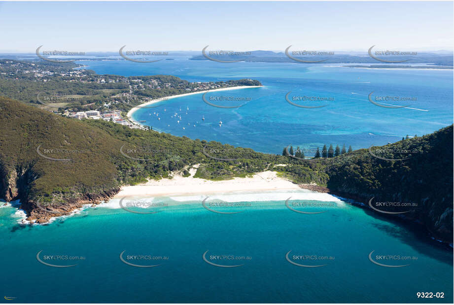 Aerial Photo Zenith Beach Shoal Bay NSW Aerial Photography