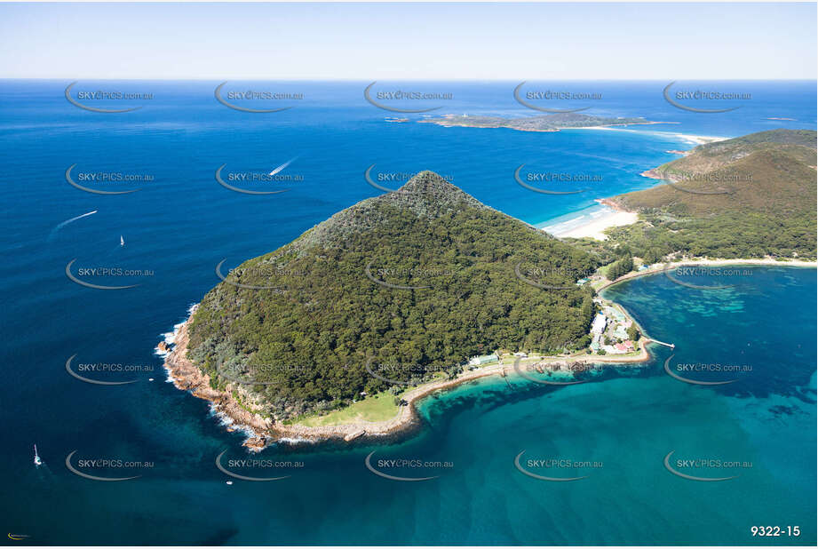 Aerial Photo Tomaree Head Shoal Bay NSW Aerial Photography