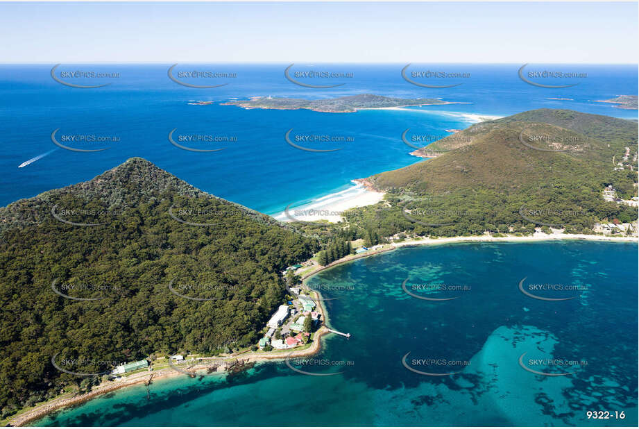 Aerial Photo Tomaree Head Shoal Bay NSW Aerial Photography