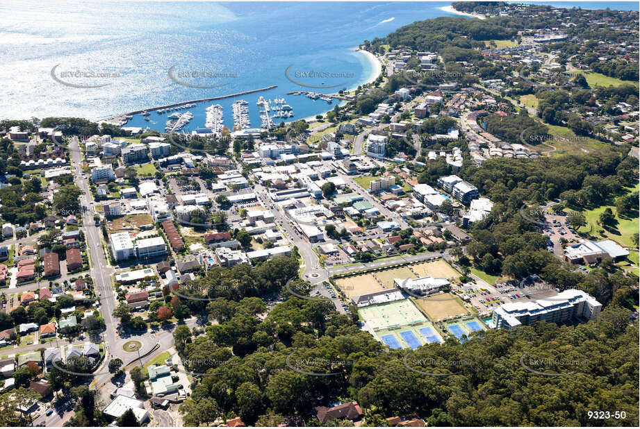 Aerial Photo Nelson Bay NSW Aerial Photography