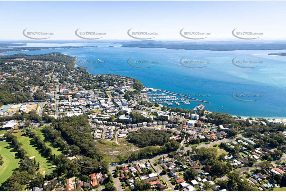 Aerial Photo Nelson Bay NSW Aerial Photography