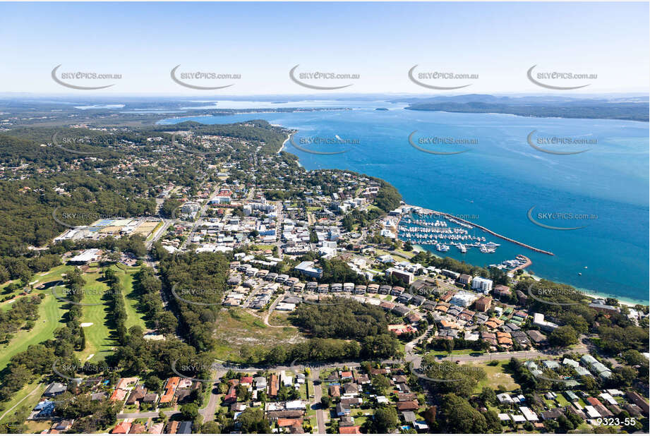 Aerial Photo Nelson Bay NSW Aerial Photography