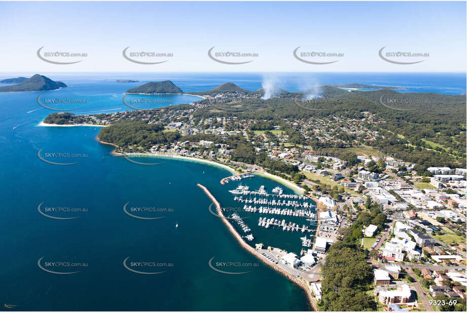 Aerial Photo Nelson Bay NSW Aerial Photography