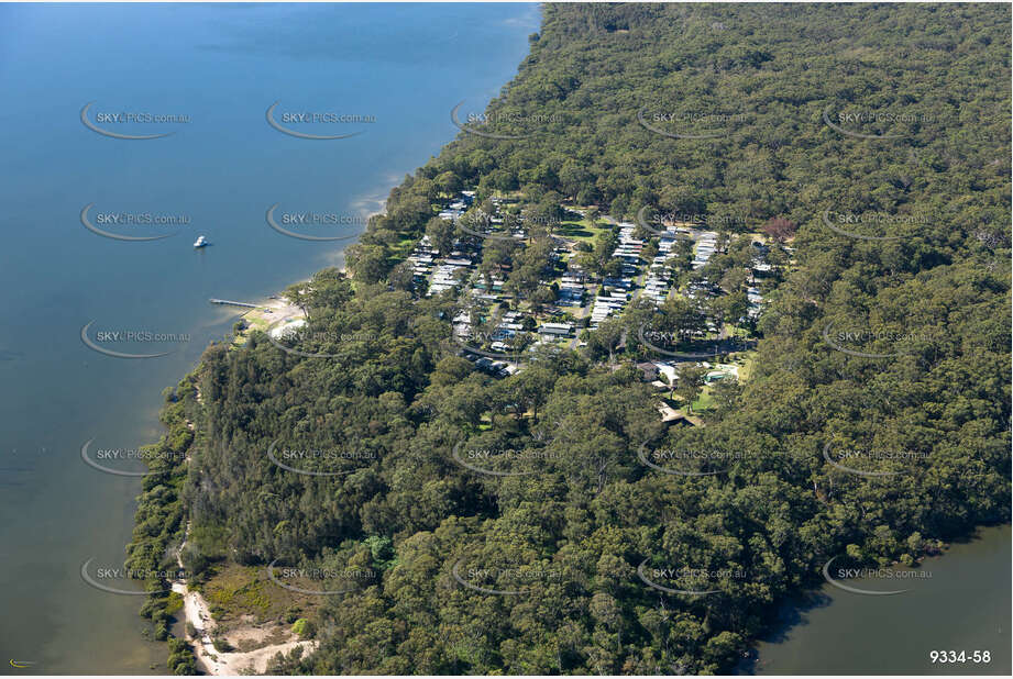 Aerial Photo Island Leisure Village NSW Aerial Photography