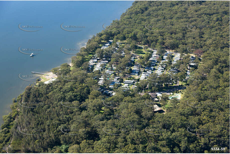 Aerial Photo Island Leisure Village NSW Aerial Photography