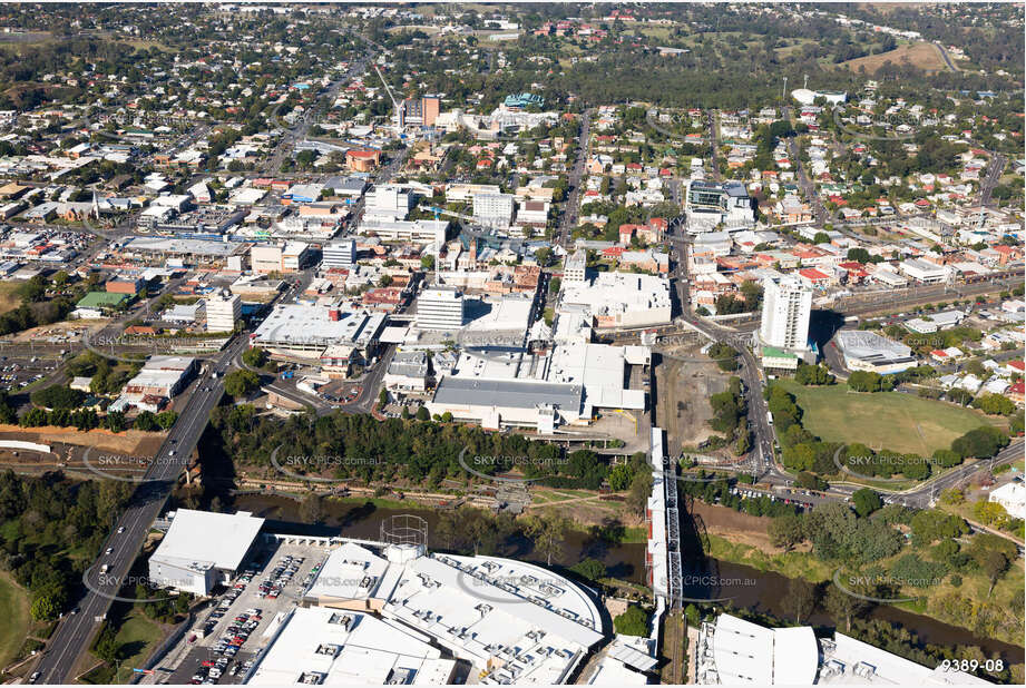 Aerial Photo Ipswich CBD QLD Aerial Photography