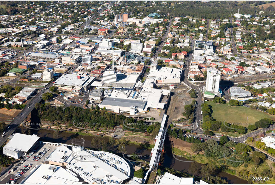 Aerial Photo Ipswich CBD QLD Aerial Photography