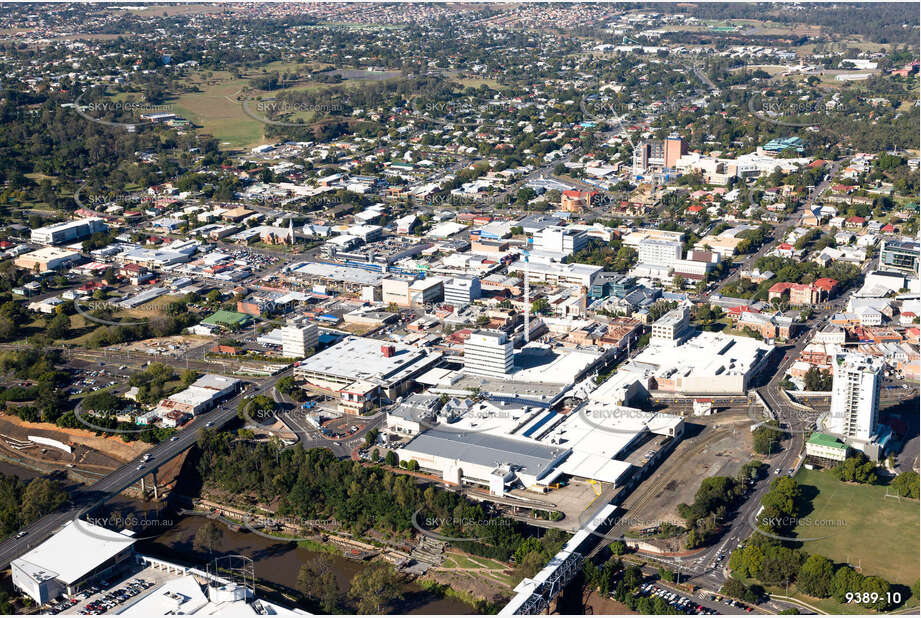 Aerial Photo Ipswich CBD QLD Aerial Photography