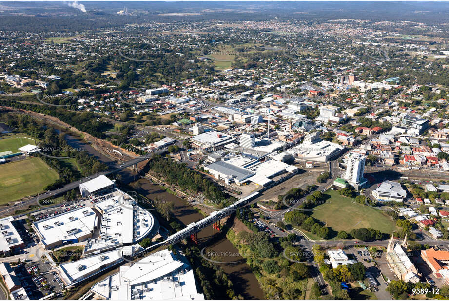 Aerial Photo Ipswich CBD QLD Aerial Photography