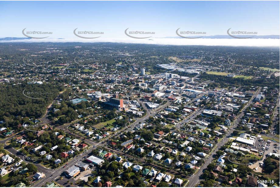 Aerial Photo Ipswich CBD QLD Aerial Photography