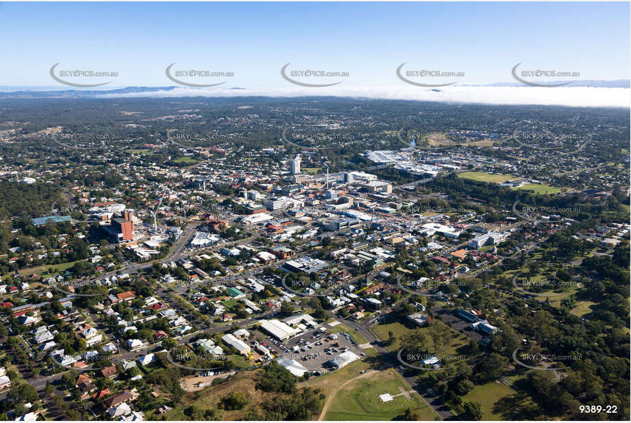 Aerial Photo Ipswich CBD QLD Aerial Photography