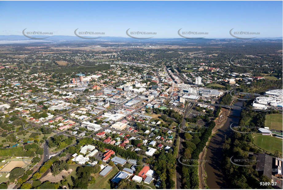 Aerial Photo Ipswich CBD QLD Aerial Photography