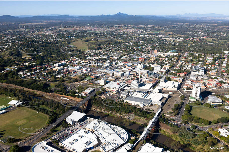 Aerial Photo Ipswich CBD QLD Aerial Photography