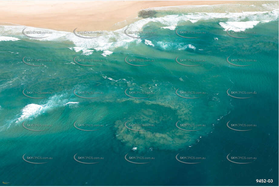 Sand Movement at Fingal Head NSW Aerial Photography