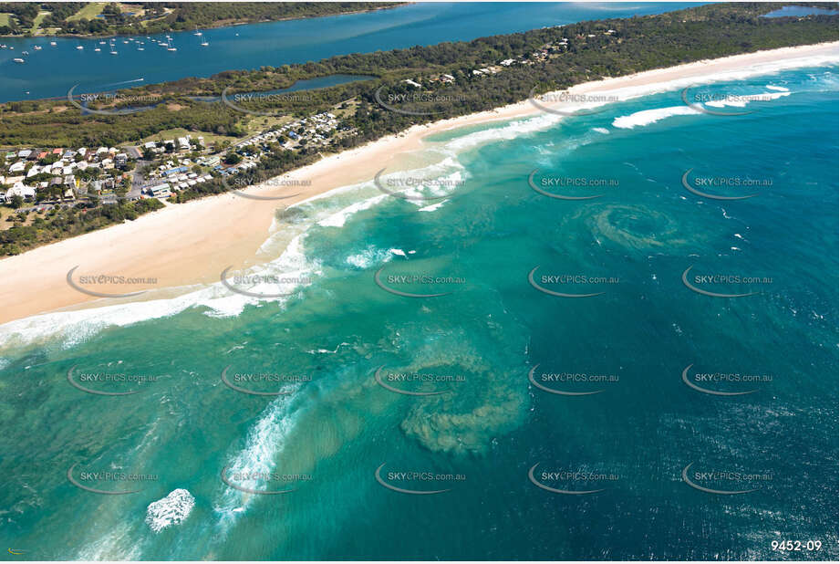 Multiple Whirlpools at Fingal Head NSW Aerial Photography