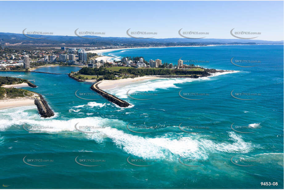 Outgoing Tide Tweed River Bar NSW Aerial Photography