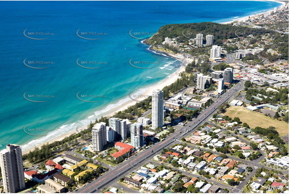 Aerial Photo Burleigh Heads QLD Aerial Photography