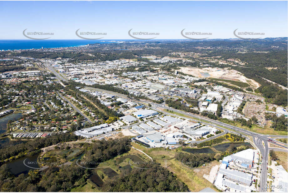 Aerial Photo Varsity Lakes QLD Aerial Photography