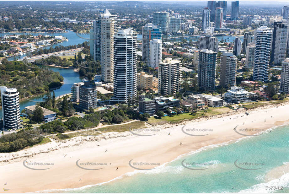 Aerial Photo Main Beach QLD Aerial Photography