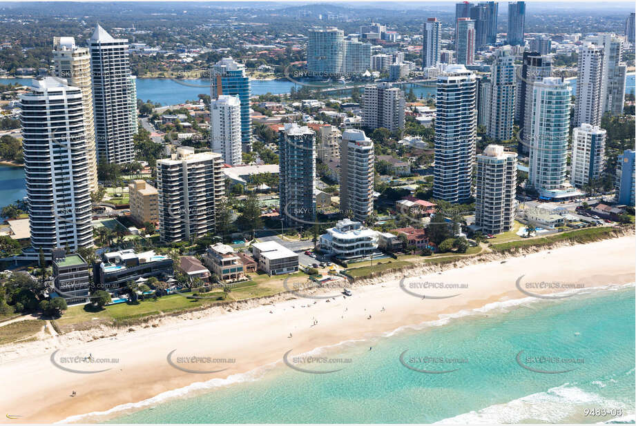 Aerial Photo Main Beach QLD Aerial Photography