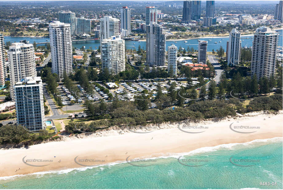 Aerial Photo Main Beach QLD Aerial Photography