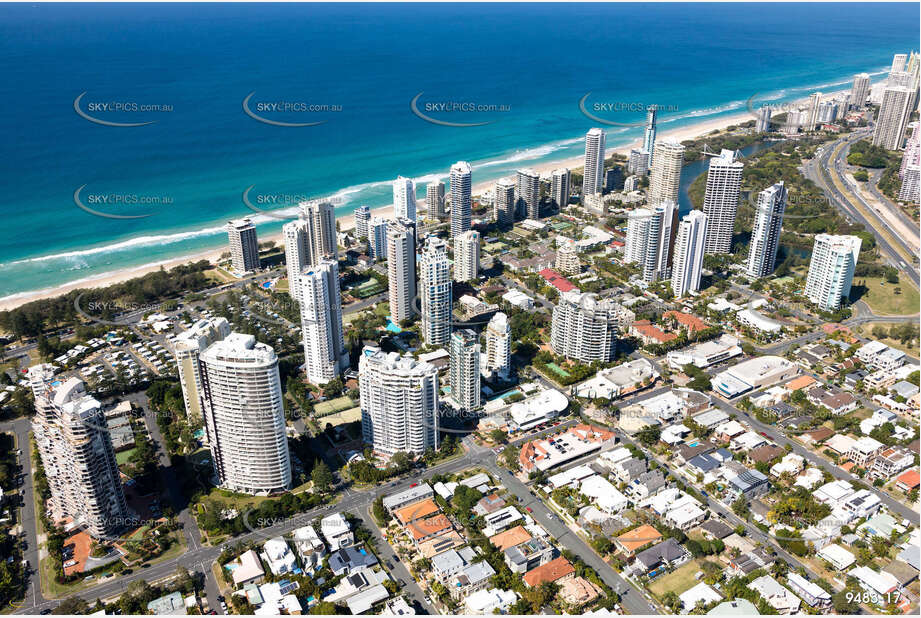 Aerial Photo Main Beach QLD Aerial Photography