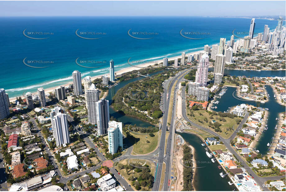 Aerial Photo Main Beach QLD Aerial Photography