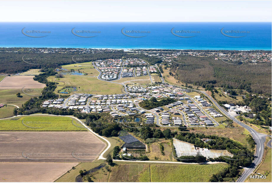 Aerial Photo Seabreeze Estate Pottsville NSW Aerial Photography