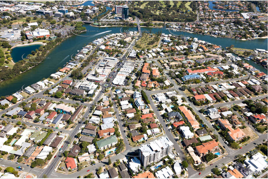 Aerial Photo Chevron Island QLD Aerial Photography