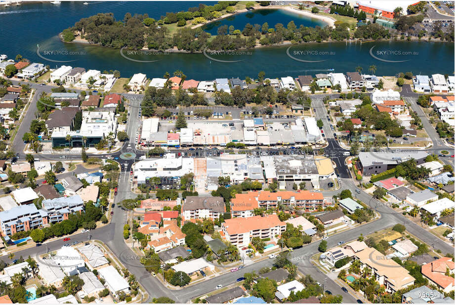 Aerial Photo Chevron Island QLD Aerial Photography