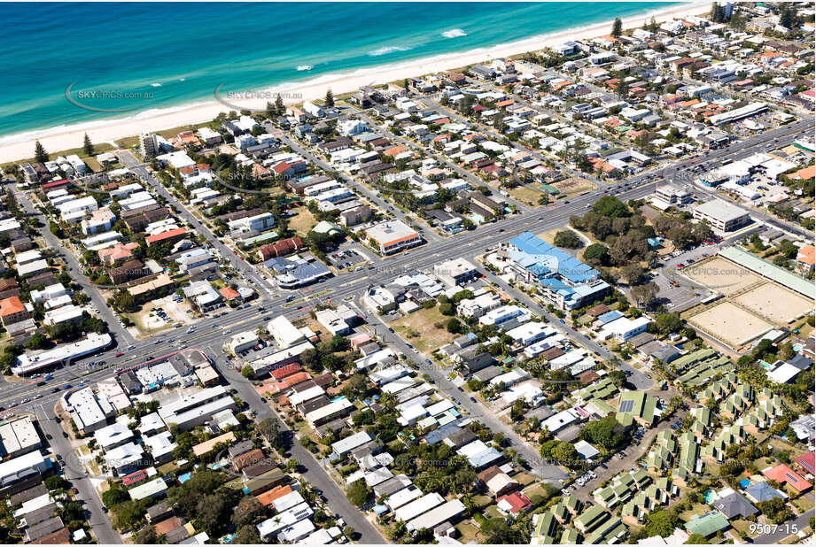 Aerial Photo Mermaid Beach QLD Aerial Photography