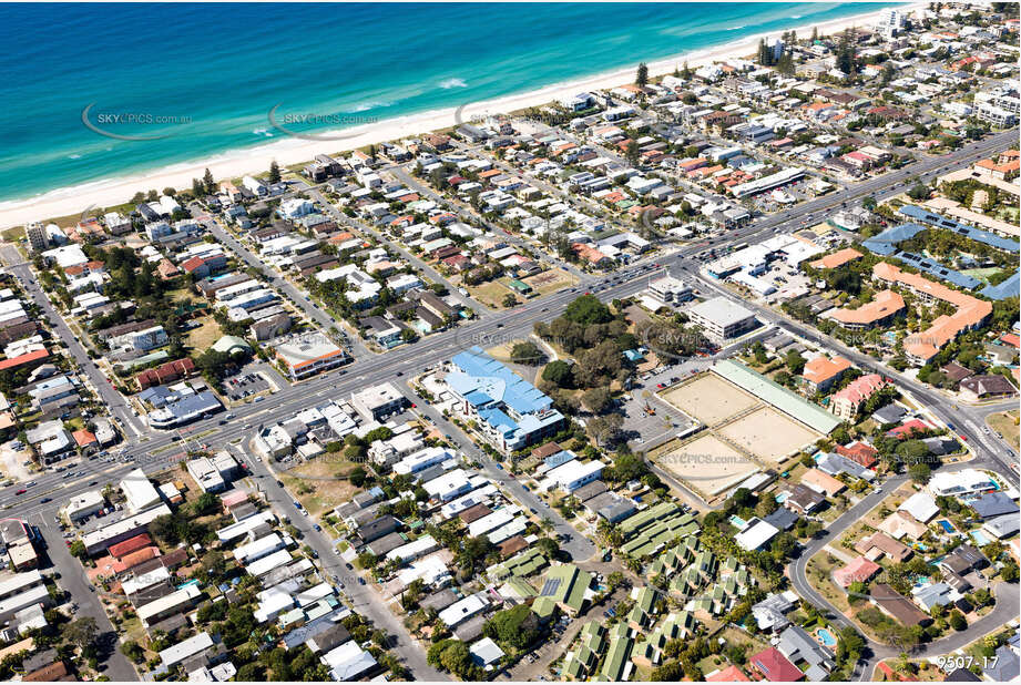 Aerial Photo Mermaid Beach QLD Aerial Photography