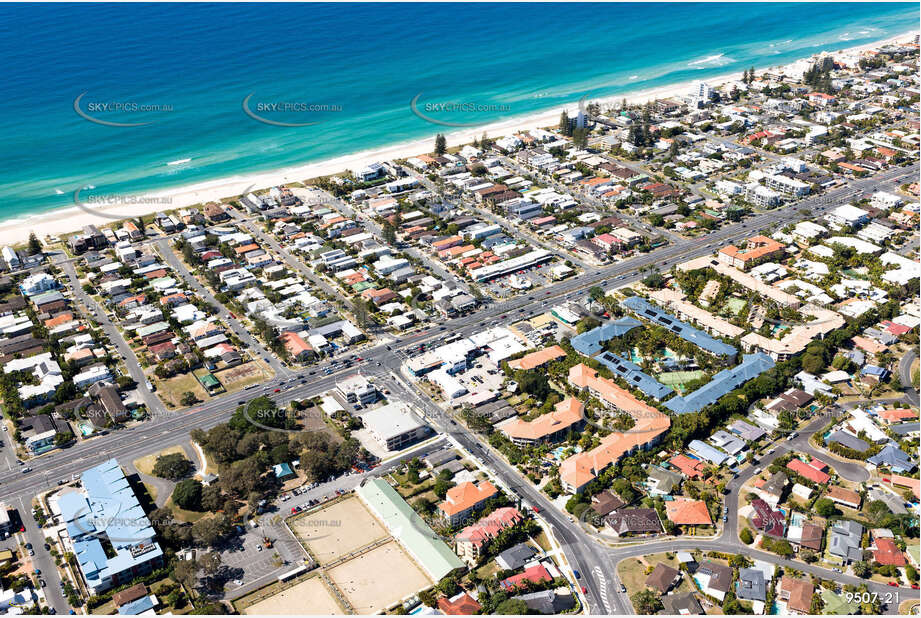 Aerial Photo Mermaid Beach QLD Aerial Photography