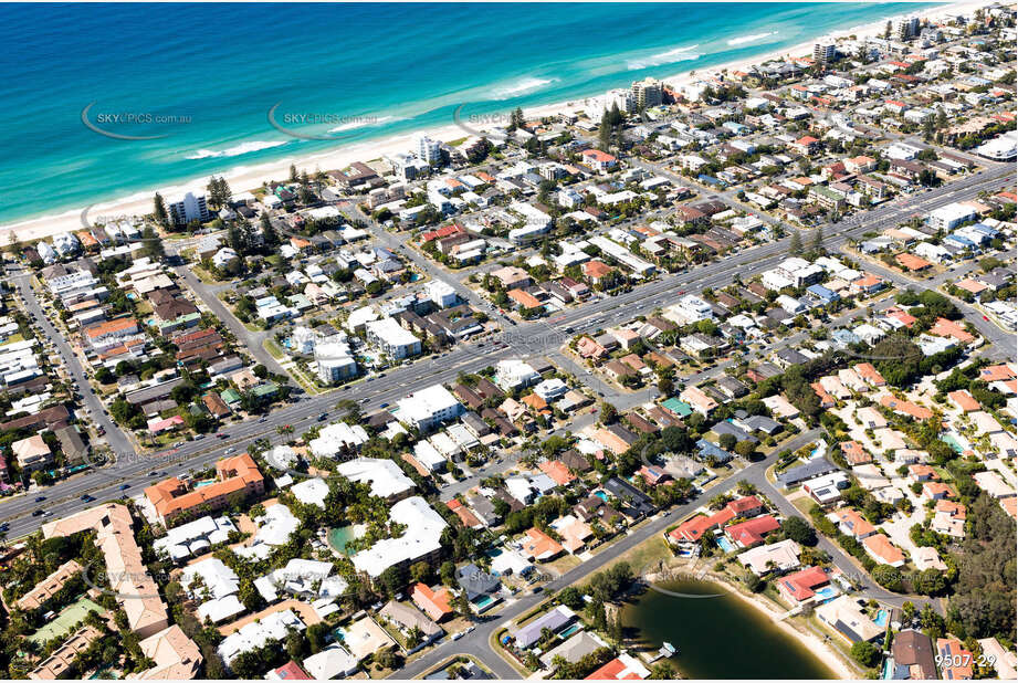 Aerial Photo Mermaid Beach QLD Aerial Photography