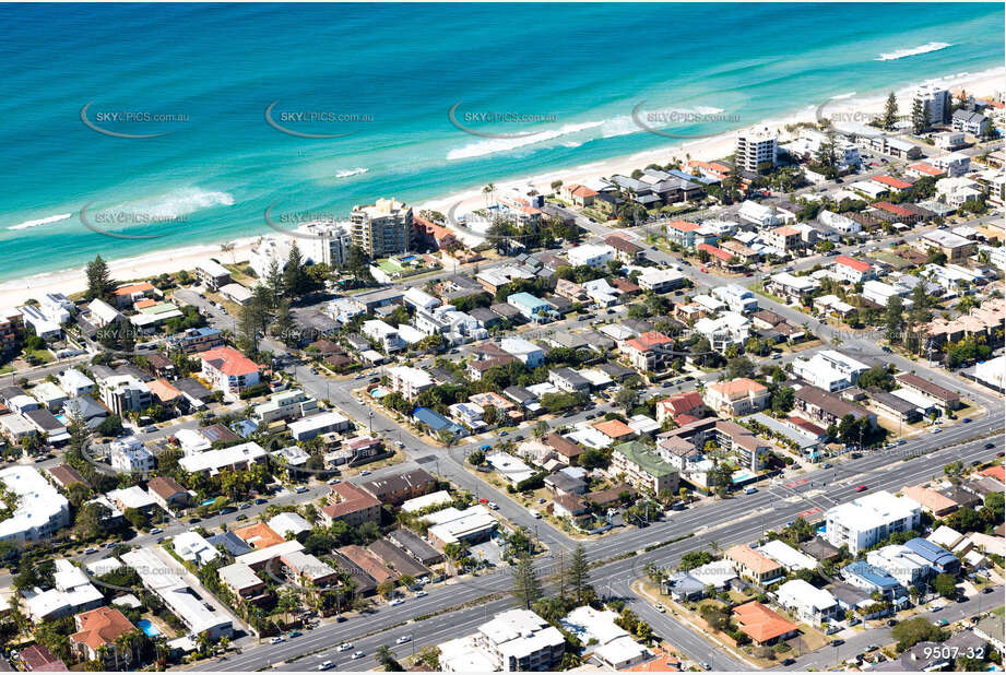 Aerial Photo Mermaid Beach QLD Aerial Photography