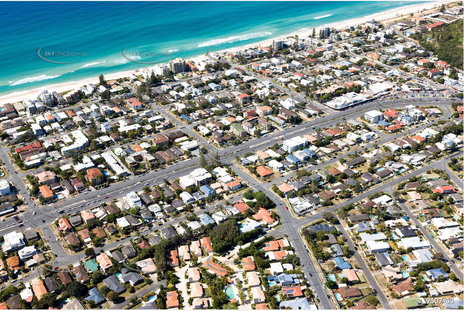 Aerial Photo Mermaid Beach QLD Aerial Photography