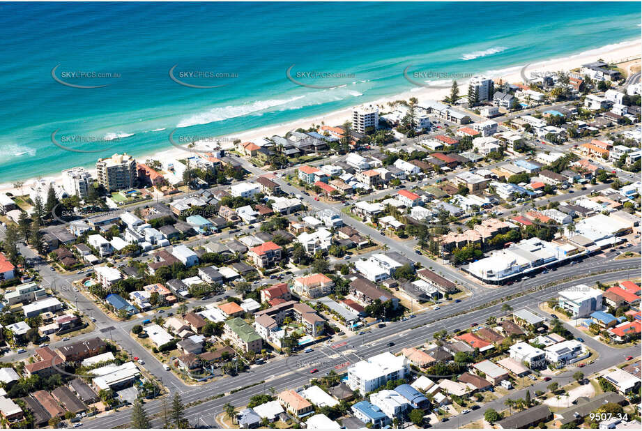 Aerial Photo Mermaid Beach QLD Aerial Photography