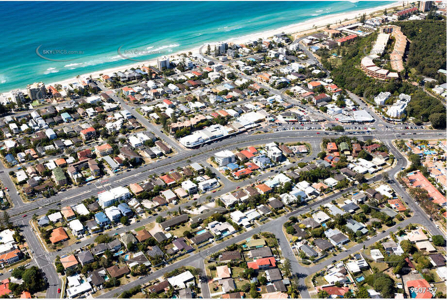 Aerial Photo Mermaid Beach QLD Aerial Photography