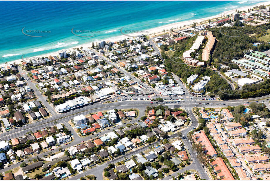 Aerial Photo Mermaid Beach QLD Aerial Photography