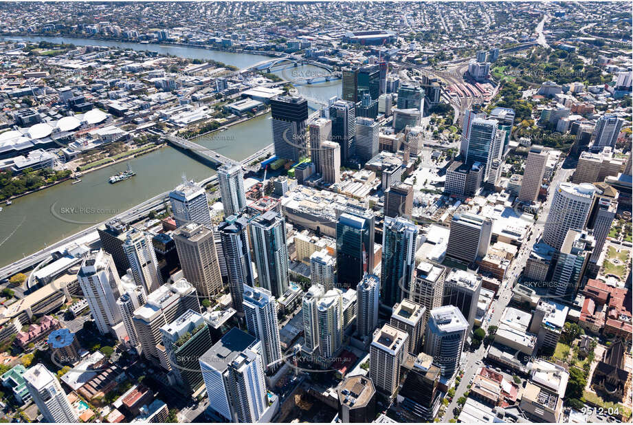 Aerial Photo Brisbane CBD QLD Aerial Photography