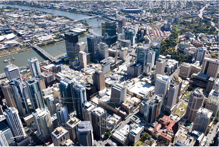 Aerial Photo Brisbane CBD QLD Aerial Photography