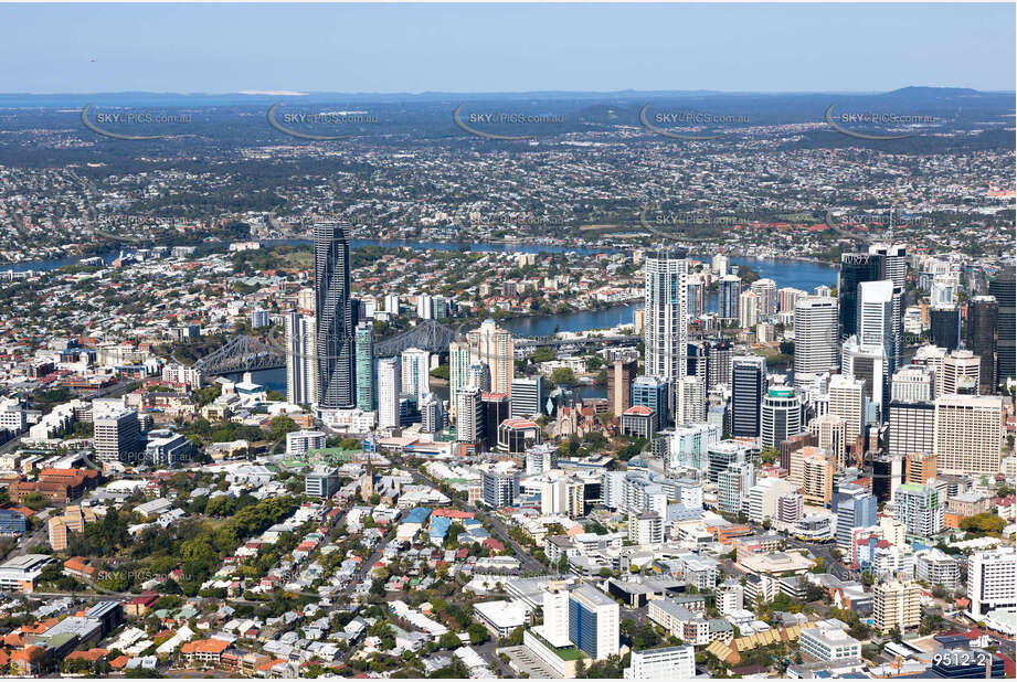 Aerial Photo Brisbane CBD QLD Aerial Photography