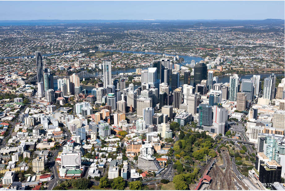 Aerial Photo Brisbane CBD QLD Aerial Photography