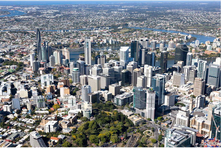 Aerial Photo Brisbane CBD QLD Aerial Photography