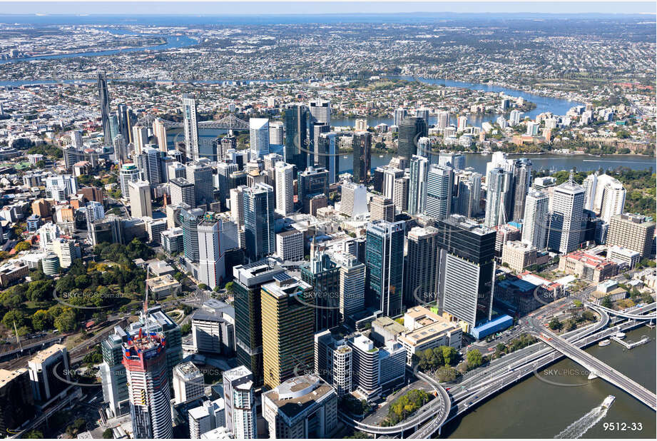 Aerial Photo Brisbane CBD QLD Aerial Photography