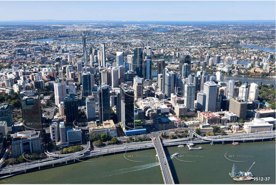 Aerial Photo Brisbane CBD QLD Aerial Photography