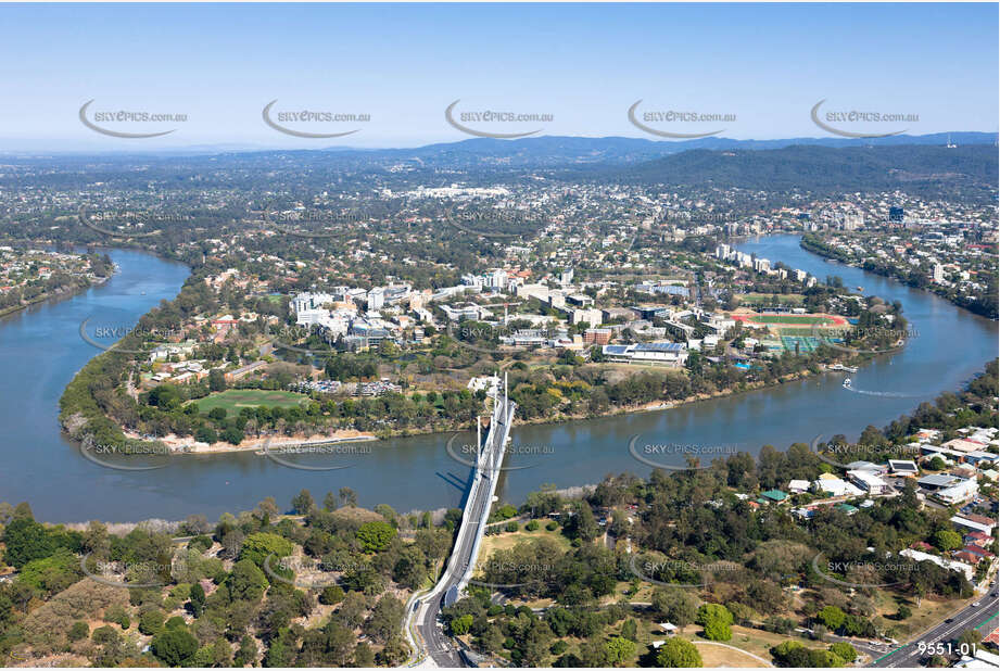 Aerial Photo University of QLD St Lucia QLD Aerial Photography