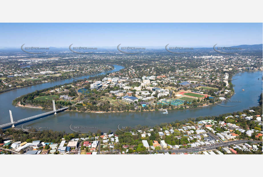 Aerial Photo University of QLD St Lucia QLD Aerial Photography