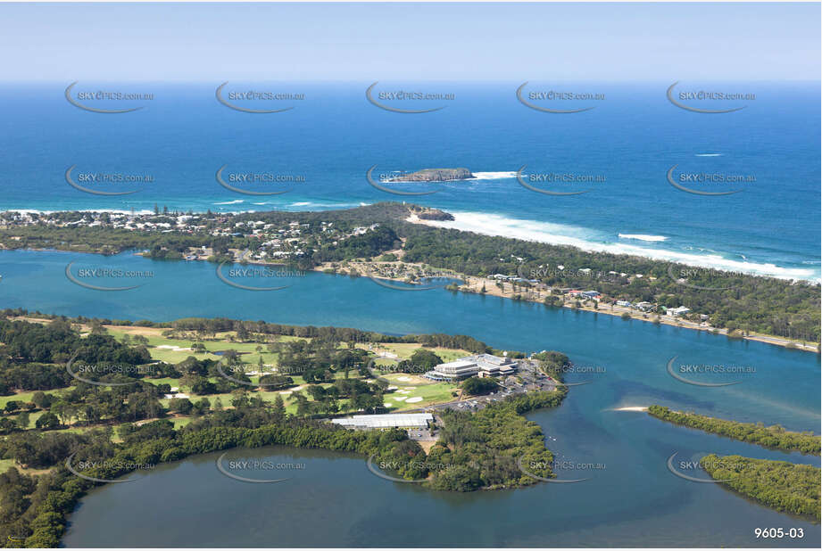 Tweed Heads Golf Course Club House NSW Aerial Photography